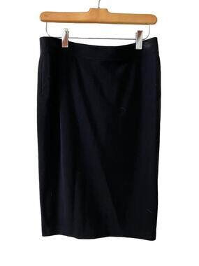 Vince casual ribbed knit pull on skirt Black S